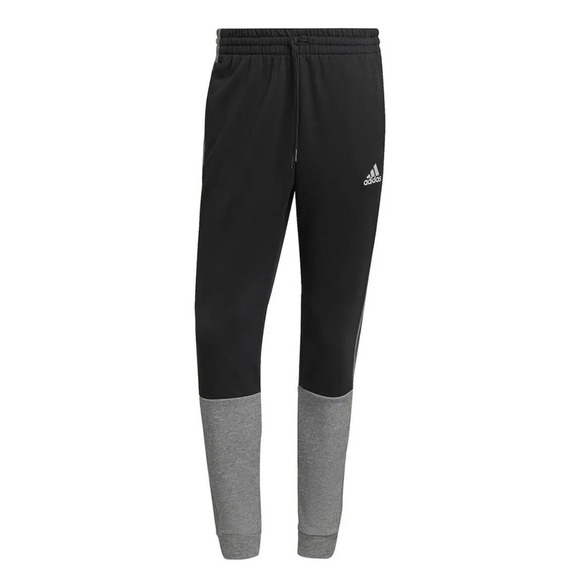 adidas Other - Adidas Men's Black/Grey Essentials Mélange French-Terry Joggers HK2899 Size 2XL